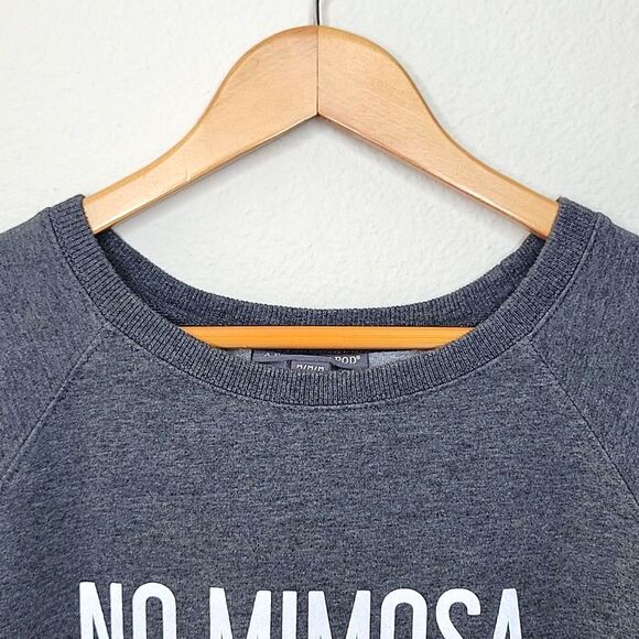 A PEA IN THE POD Maternity Long Sleeve Sweatshirt Top M No Mimosa Martini Merlot - Picture 2 of 10